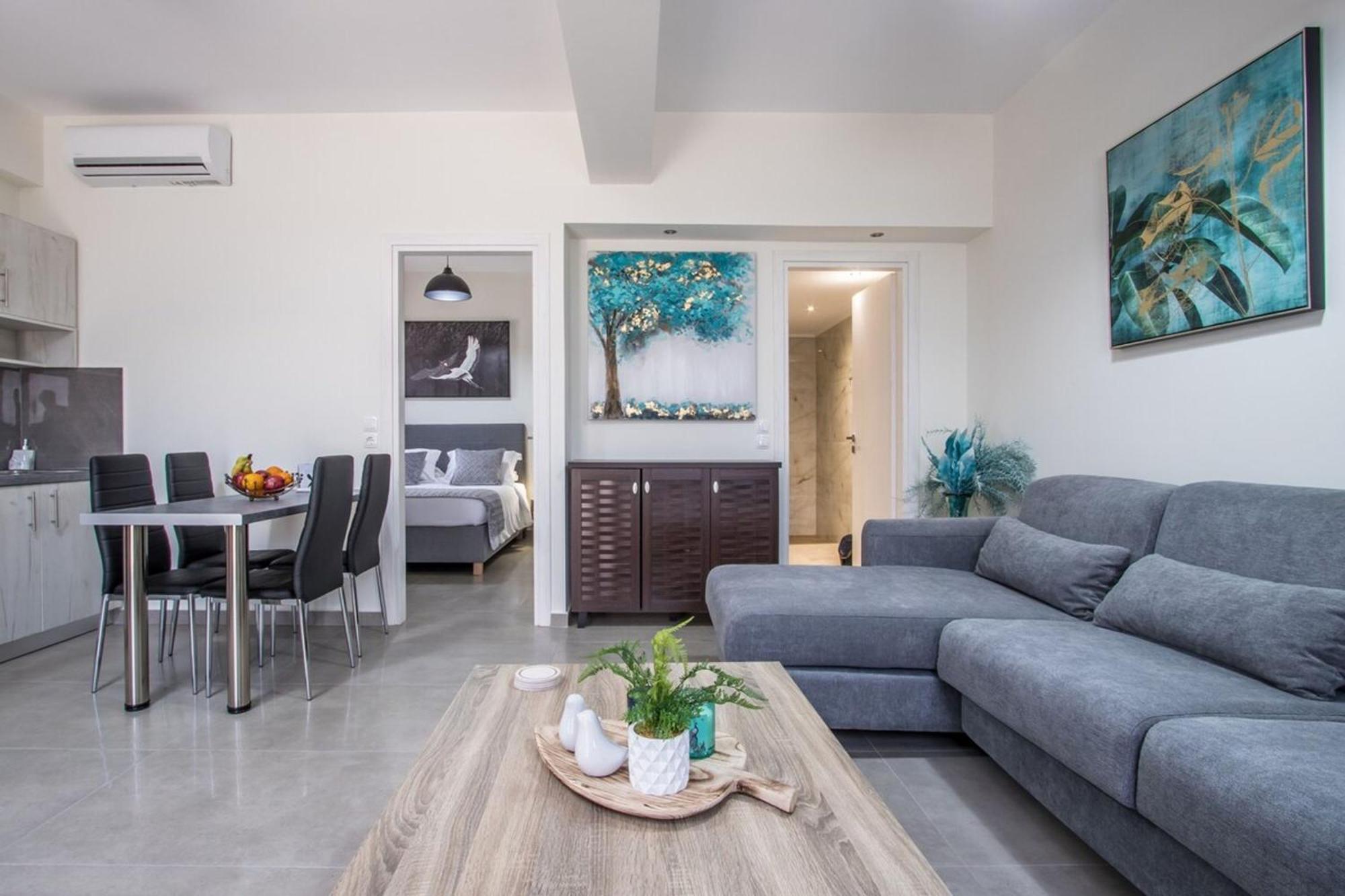 Luxury Katsoulakis Apartments In Countryside Alikianos Buitenkant foto